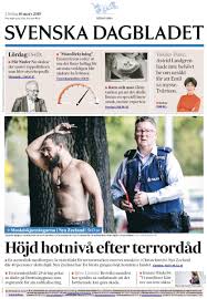 Svenska dagbladet is a swedish newspaper that publishes the phantom daily strip. Bryce Edwards On Twitter Front Page Of Sweden S Svenska Dagbladet Newspaper Today About The Christchurch Terrorist Attacks