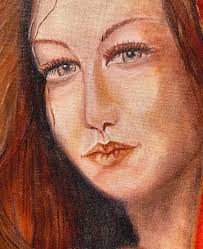 Anna Cannata (1944, Catania). Maternità. 90x70, olio su tela. Firmato e... 