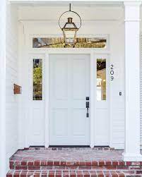 This particular blue has green and gray undertones, which keep it from looking too baby blue or too beachy. 30 Astonishingly Gorgeous Front Door Paint Colors Laurel Home