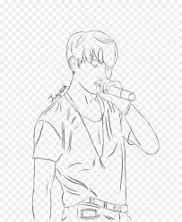 Kumpulan gambar untuk belajar mewarnai: Bts Garis Seni Buku Mewarnai Gambar Png