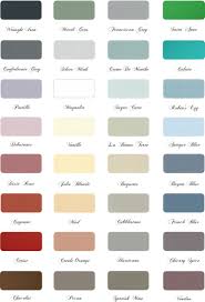 Maison Blanche Paint Colors Chart Colors For Furniture Painting