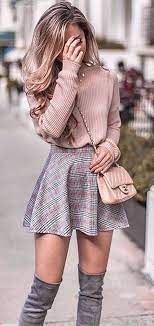 26 Casual Fall Women Outfits 2019 Classy Winter Outfits Cute Skirt Outfits Winter Fashion Outfits