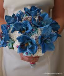 Stunning artificial bridal flowers, find the perfect bouquet for your wedding day. Blue Orchid Silk Wedding Bouquet Spring Summer Bridal Posy Artificial Wedding Flowers Jewel Silk Wedding Bouquets Artificial Flowers Wedding Bouquet Design