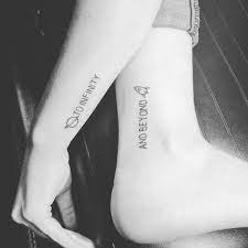 To Infinity And Beyond Toy Story Tattoo Tattoos Best Friend Tattoos