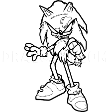 Evil sonic exe coloring pages. How To Draw Zombie Sonic Zombie Sonic The Hedgehog Step By Step Drawing Guide By Dawn Dragoart Com