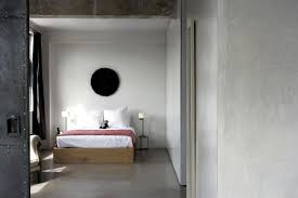 Screed And Concrete Wall In The Bedroom Interior Design Ideas Ofdesign