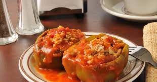 Grandma S Delicious Stuffed Peppers Recipe Yummly Recipe Stuffed Peppers Bell Pepper Recipes Peppers Recipes