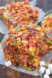 Fruity Pebble Krispie Treats Crazy For Crust Recipe Cereal Treats Krispie Treats Recipe Fruity Pebbles Treats