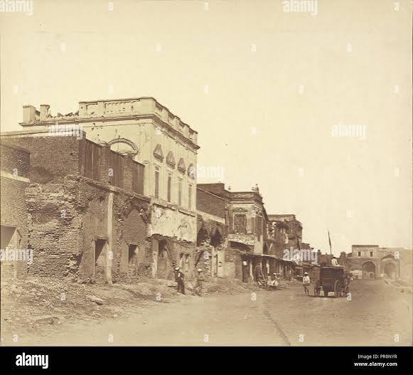 House in which the King was confined in the Palace; Felice Beato, 1832 - 1909, Delhi, India; 1858 - 1860 Stock Photo - Alamy