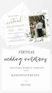 Virtual Bohemian Online Wedding Invitation Long Distance Party Invite Wedding Bridal Shower Elopement Evite Geometric Wedding Invitation Wedding Invitations Online Geometric Wedding Invitation Wedding Invitations