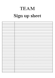 026 Free Signup Sheet Template Unusual Ideas Sign Up Pdf