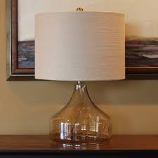 22 X 14 Luster Glass Table Lamp Clear Decor Therapy In 2020 Glass Table Lamp Decor Therapy Glass Table