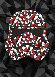 Official Star Wars Stormtrooper Helmets Triangle Order Displate Artwork By Artist Star Wars Part Star Wars Movies Posters Star Wars Images Star Wars Poster