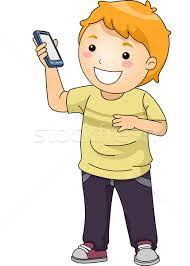All the activities were developed with participation of. Kid Boy Mobile Phone Vector Illustration C Lenm 6798316 Stockfresh