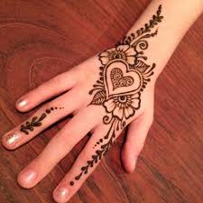 Cutesy Heart Design Simple Henna Tattoo Henna Tattoo Designs Henna Tattoo Hand