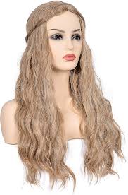 Morvally Long Curly Wavy Synthetic Hair Wigs for Cersei Lannister Hlloween  Cosplay Costume Wig (Light Brown) : Amazon.ca: Beauty & Personal Care