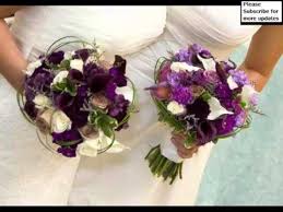 Red carnation wedding bouquet 8 inches wide with diamond band. Dark Purple Carnation Bouquet Flower Picture And Bouquet Collection Youtube