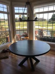 Find The Perfect Table Solution For Your Dining Room Apartment Open Concept Space Alcove Or Kitchen Nook Rustic Solid Wood Dining Table Table Dining Table