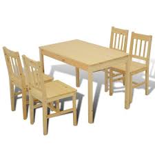 Set Table Cuisine Avec 4 Chaises Table A Manger En Bois Achat Vente Table De Cuisine Set Table Cuisine Avec 4 Soldes Sur Cdiscount Des Le 20 Janvier Cdiscount