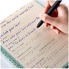 This is a clear and easy handwriting style to teach, as the letter formation of. Beauty English Calligraphy Handwriting Groove Training Special Exercise Book Copy English Alphabet Words Letters Auto Fade 1 Pack Amazon Ca Office Products