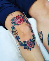 1 506 Mentions J Aime 16 Commentaires Eddie Eddieczaicki Sur Instagram Flower Circle Knee Done On Lita At La Ma Knee Tattoos Tattoos Body Art Tattoos