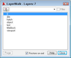 From the list to turn off all the layers except the selected layer. Manage Layers With Laywalk Autocad Tips Blog