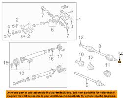 Details About Chevrolet Gm Oem 11 17 Caprice Axle Differential Rear Axle Nut 92216821