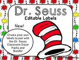 Find high quality dr seuss clipart, all clipart images can be downloaded for free for personal use only. Dr Seuss Inspired Labels Worksheets Teaching Resources Tpt