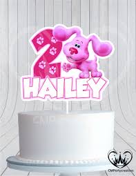 See full list on bluesclues.fandom.com Blues Clues Magenta Cake Topper Birthday Modern Cmpartycreations