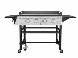Summer evenings just wouldn't be same without your trusty backyard grill. Royal Gourmet4 Burner Flat Top Propane Gas Grill With Side Shelves Reviews Wayfair Ca