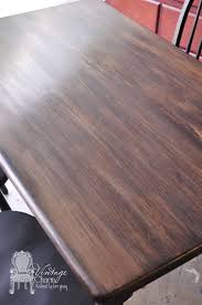 Staining On Top Of Chalk Paint To Create That Wooden Look Painted Furniture Paint Furniture Refinishing Furniture