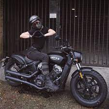 Chicks Choppers Caferacer Mx S Instagram Post B L A C K E D O U T Follow Bikerchicksgra Custom Cafe Racer Bobber Motorcycle Car And Motorcycle Design