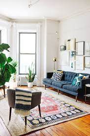 Discover design inspiration from a variety of blue living rooms, including color, decor and storage options. Furniture Living Room My Scandinavian Home Mid Century Blue Sofa And Kilim In The Laid Back Sitting R Decor Object Your Daily Dose Of Best Home Decorating Ideas Interior