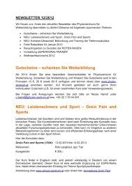 Kennt wer eine seite wo man deutsche roms downloaden kann? Gutscheine Schenken Sie Weiterbildung Neu Physiozentrum