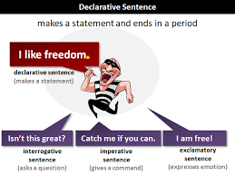 However, it can also end with a question mark. Declarative Sentence What Is A Declarative Sentence
