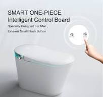 Factory Direct Sale Smart Toilet One Piece Electric Heating Sensor Flushing  Toilet