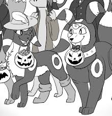 Team Halloween! - by Pippuri — Weasyl