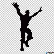 Posing standing emotes & action. Fortnite Battle Royale Poster Graphics Png Clipart Arm Art Battle Royale Game Black And White Dance