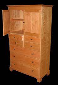 Dresser with cabinet and drawers. 7 Drawer Cherry Dresser With Cabinet Ebony Knobs Richard Bissell