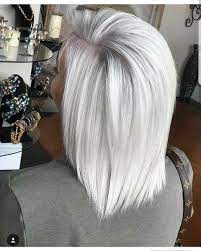 platinum mid length hair graue haare cabelo lindo luzes cabelo cabelo platinado