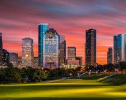 Image of Houston sunset