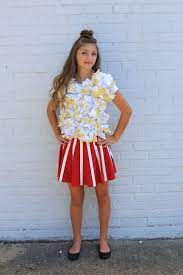 Popcorn Costume Kamri Noel Cgh Trajes De Alimentos Halloween Disfraz Facil Halloween Disfraces