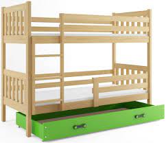 Hochbett mit couchfunktion ohne matratzen. Etagenbett 80x190 Cm Stockbett Mit Bettkasten Kinderbett Hochbett Matratze Holz Esa Home