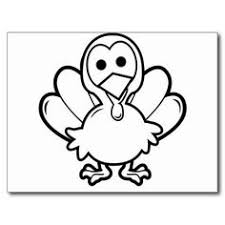 Black And White Turkey Outline Pin On Actividades Para Ninos