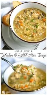 Uncle Ben S Chicken And Wild Rice Soup Recipe Fast Soup Recipes Wild Rice Soup Rice Soup