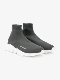 Balenciaga Socks Black And Yellow Balenciaga Speed Sock Stretch Knit Sneakers In Black Modesens Minimalist Shoes Shoes Sneakers Fashion Outfits