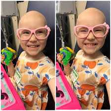 Child undergoing chemotherapy treatment