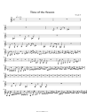 Time of the Season Sheet Music - Time of the Season Score ...