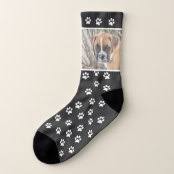Creating a pair of custom socks is as easy as 1,2,3. Custom Dog Photo Socks Custom Pet Socks Zazzle Co Nz
