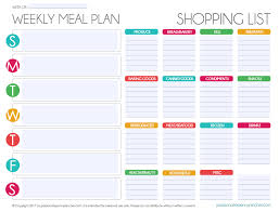 The blank grocery template gives you must flexibility in personalization. Free Editable Menu Plan And Grocery List